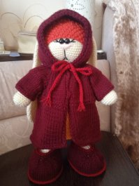 Зайка в стиле тильда.